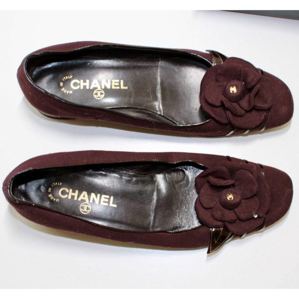 CHANEL Flower Ballerina Ballet Flats sz 38 (US 8) - Picture 7 of 13